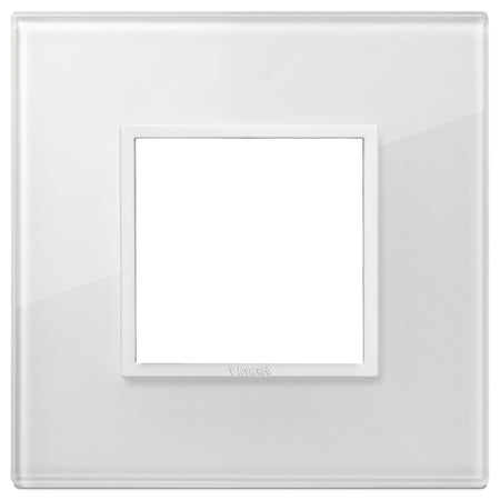 Vimar Eikon EVO 21642 2-Module Cover Plate, Square, Clamp Mount — Quality Boat Parts
