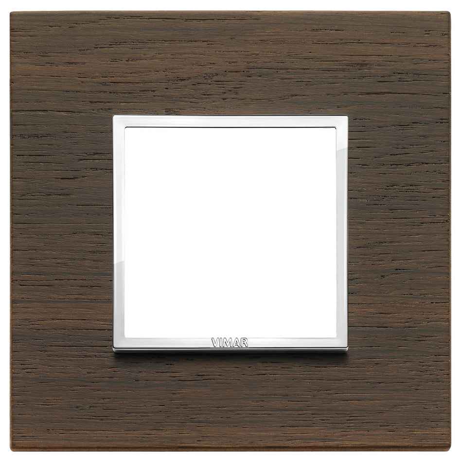 Vimar Eikon EVO 21642 2-Module Cover Plate, Square, Clamp Mount — Quality Boat Parts