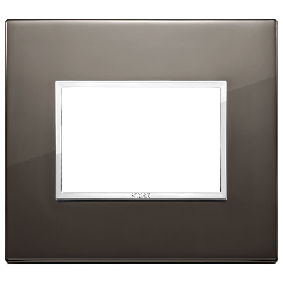 Vimar Eikon EVO 21653 Cover Plate, 3-Module, Clamp Fixing, For Support 21613 — Quality Boat Parts