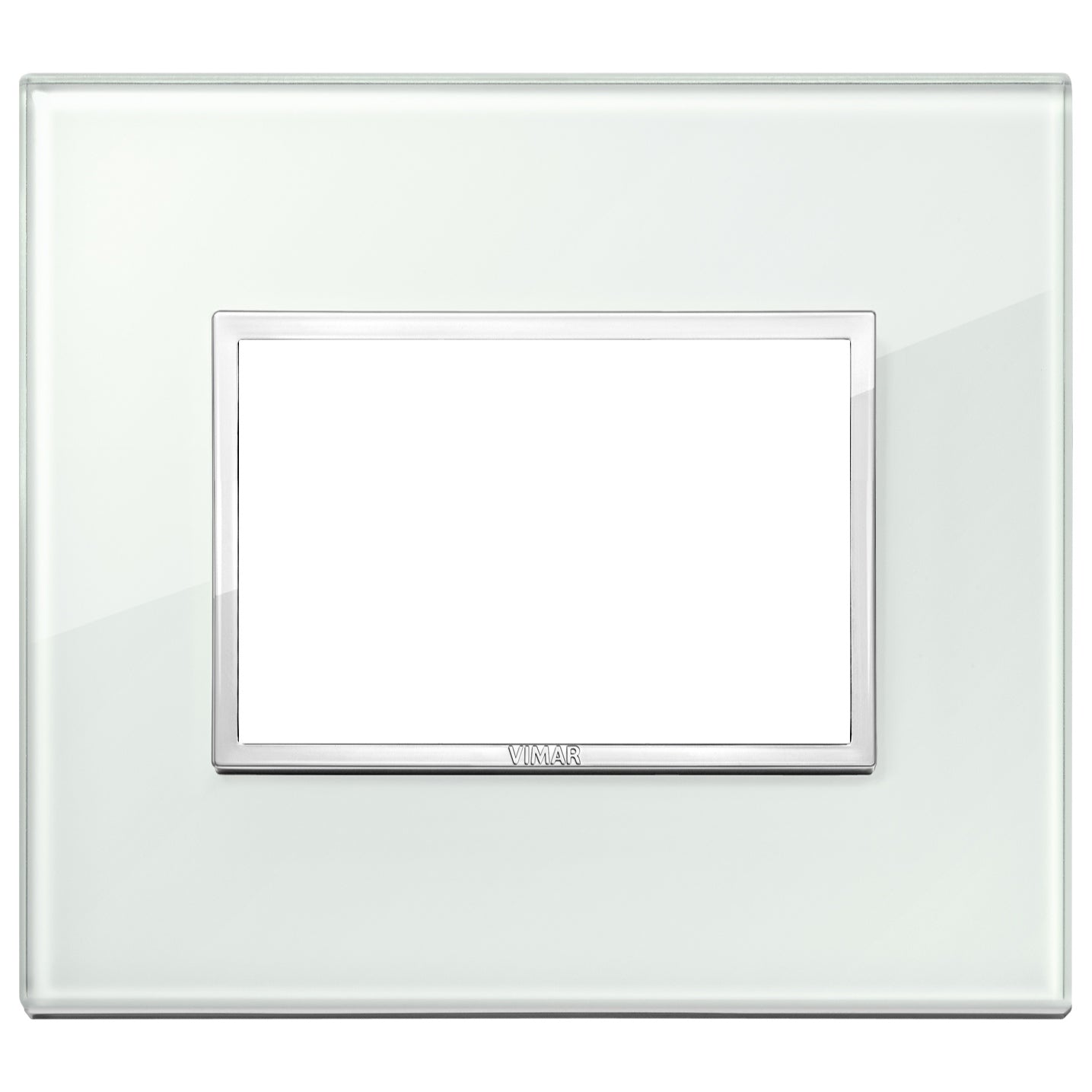 Vimar Eikon EVO 21653 Cover Plate, 3-Module, Clamp Fixing, For Support 21613 — Quality Boat Parts