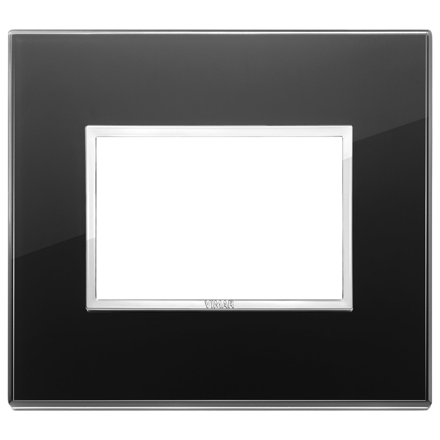 Vimar Eikon EVO 21653 Cover Plate, 3-Module, Clamp Fixing, For Support 21613 — Quality Boat Parts