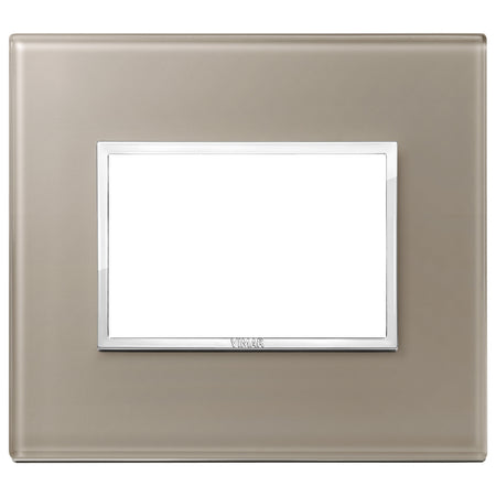 Vimar Eikon EVO 21653 Cover Plate, 3-Module, Clamp Fixing, For Support 21613 — Quality Boat Parts