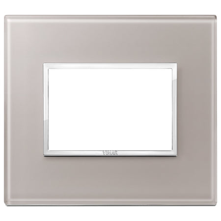 Vimar Eikon EVO 21653 Cover Plate, 3-Module, Clamp Fixing, For Support 21613 — Quality Boat Parts