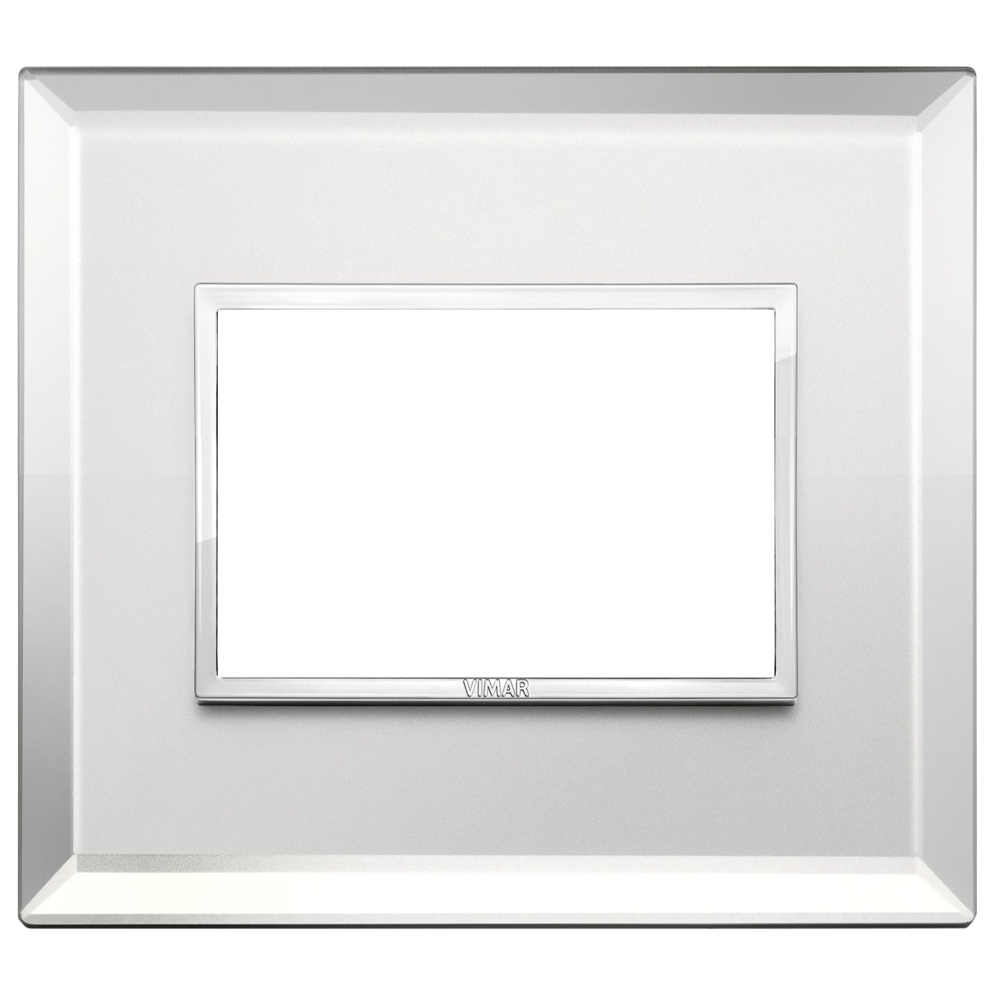 Vimar Eikon EVO 21653 Cover Plate, 3-Module, Clamp Fixing, For Support 21613 — Quality Boat Parts