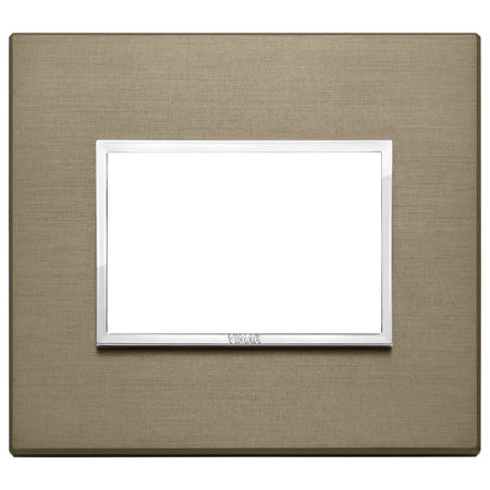 Vimar Eikon EVO 21653 Cover Plate, 3-Module, Clamp Fixing, For Support 21613 — Quality Boat Parts