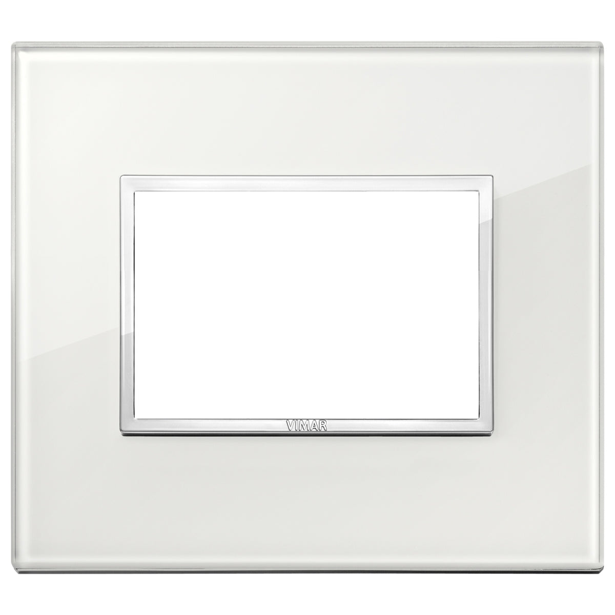 Vimar Eikon EVO 21653 Cover Plate, 3-Module, Clamp Fixing, For Support 21613 — Quality Boat Parts