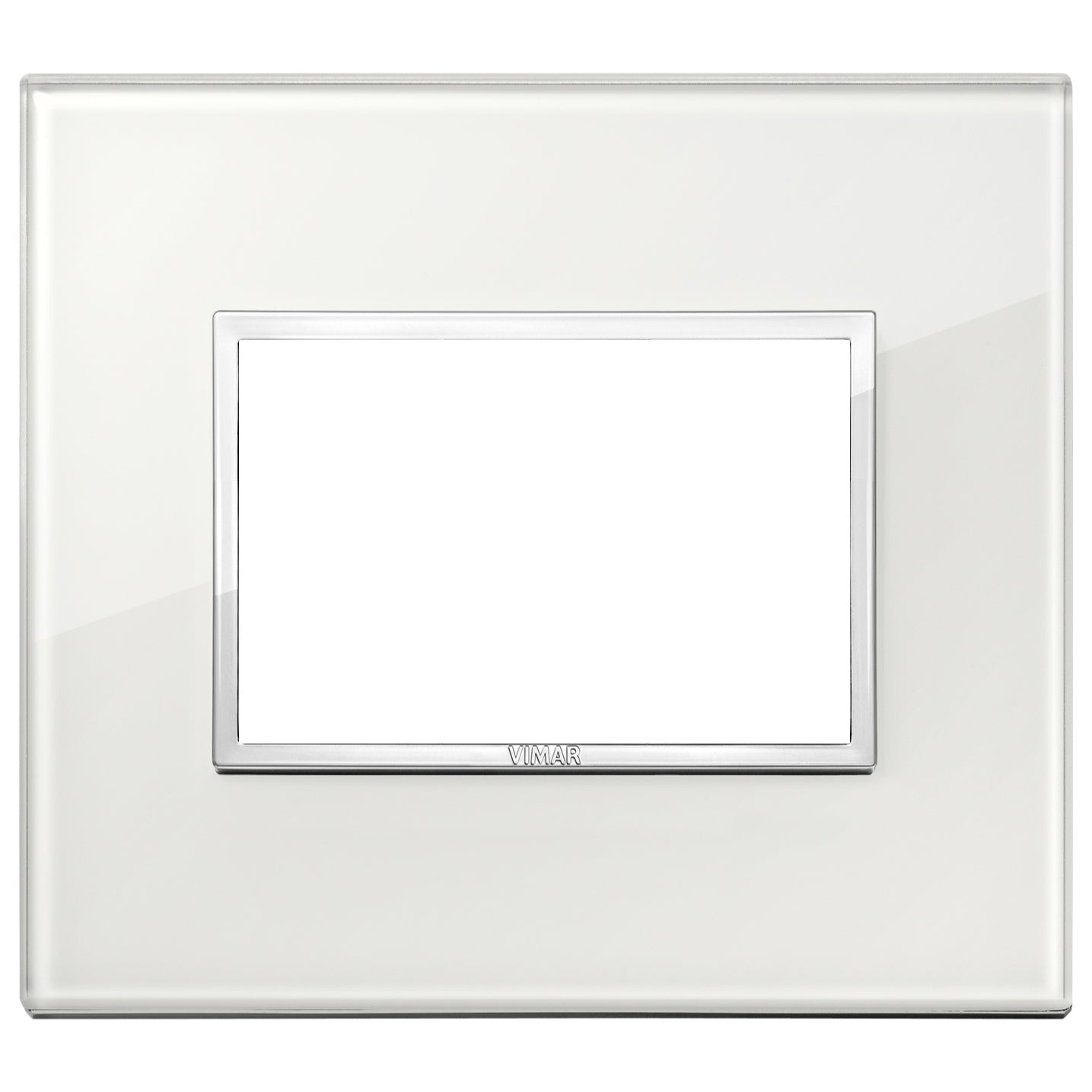 Vimar Eikon EVO 21653 Cover Plate, 3-Module, Clamp Fixing, For Support 21613 — Quality Boat Parts