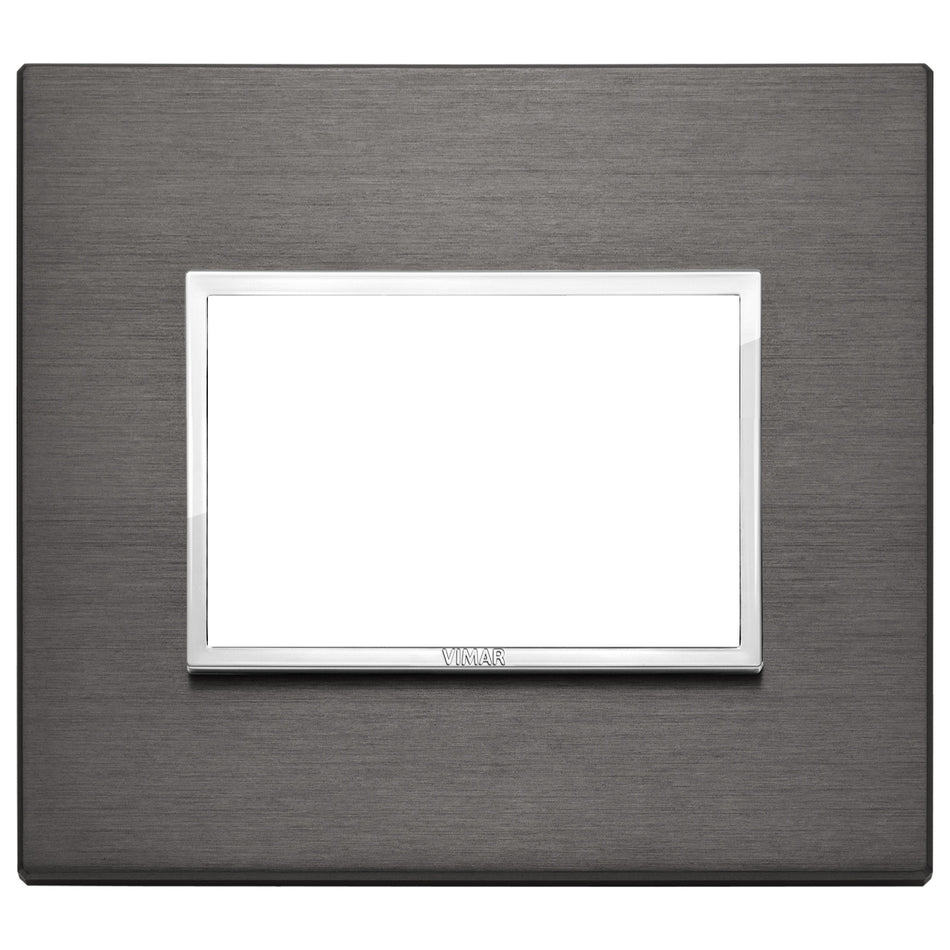 Vimar Eikon EVO 21653 Cover Plate, 3-Module, Clamp Fixing, For Support 21613 — Quality Boat Parts