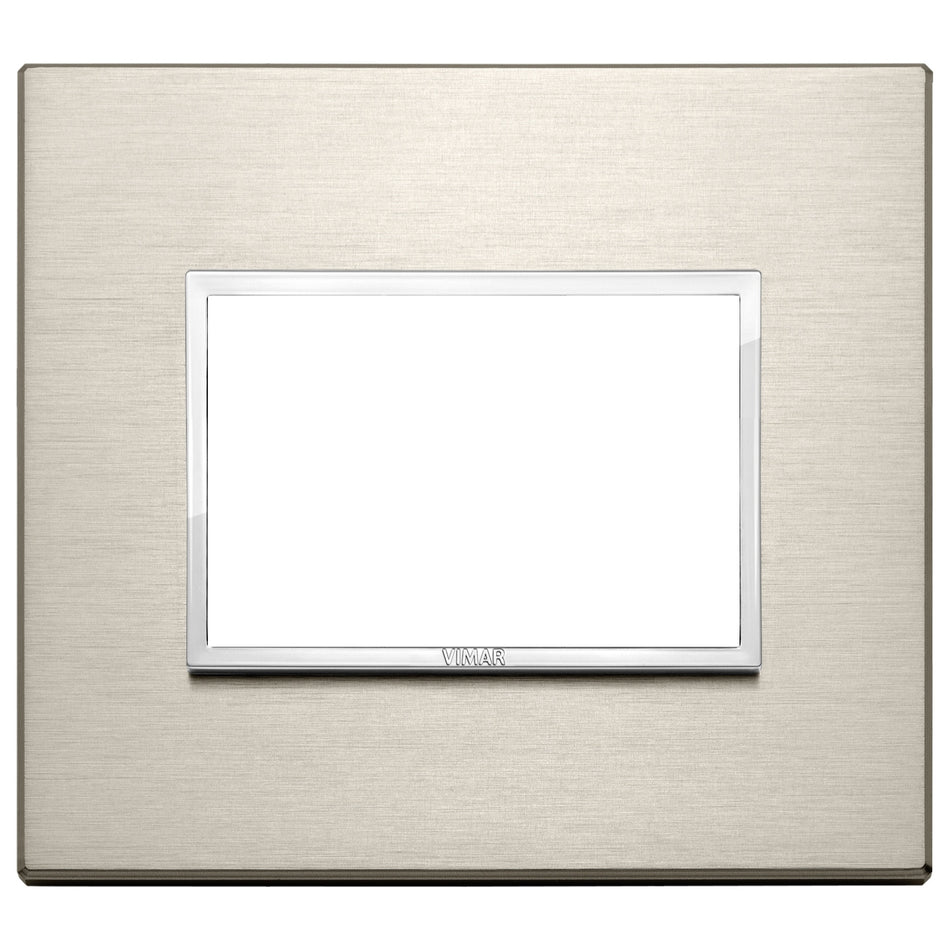 Vimar Eikon EVO 21653 Cover Plate, 3-Module, Clamp Fixing, For Support 21613 — Quality Boat Parts