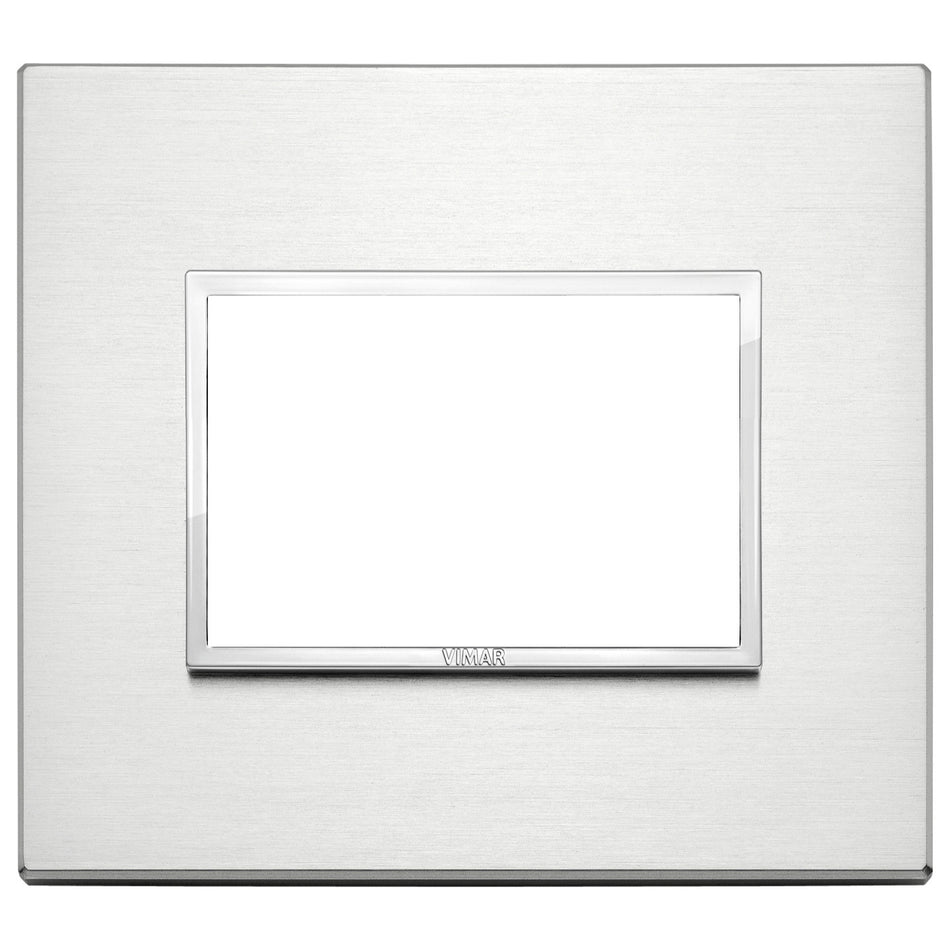 Vimar Eikon EVO 21653 Cover Plate, 3-Module, Clamp Fixing, For Support 21613 — Quality Boat Parts