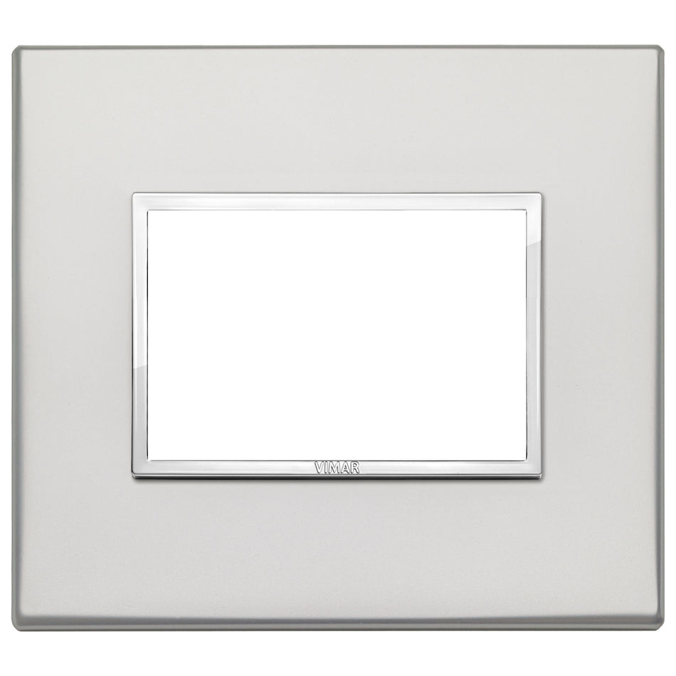 Vimar Eikon EVO 21653 Cover Plate, 3-Module, Clamp Fixing, For Support 21613 — Quality Boat Parts