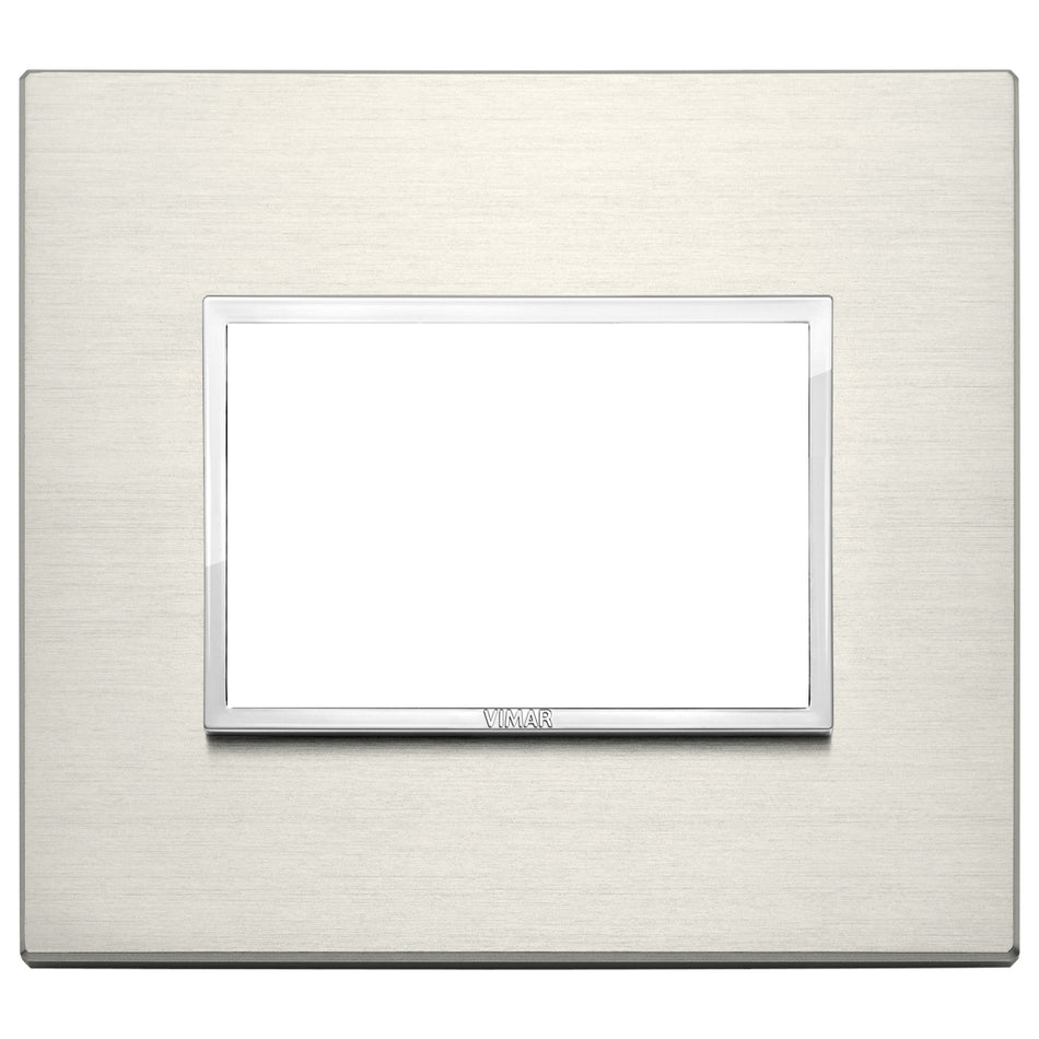 Vimar Eikon EVO 21653 Cover Plate, 3-Module, Clamp Fixing, For Support 21613 — Quality Boat Parts