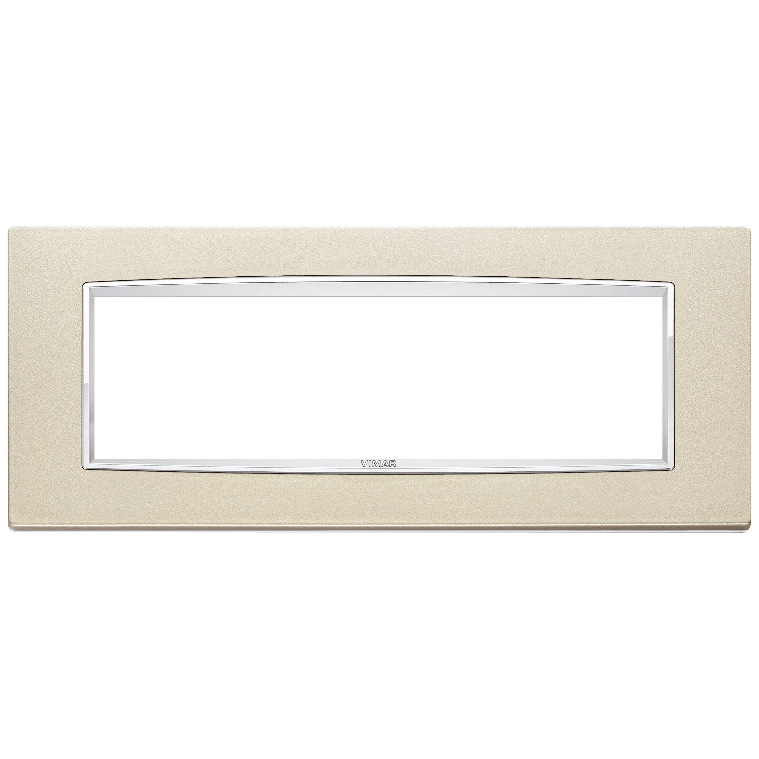 Vimar Eikon 7-Module Classic Cover Plate — Quality Boat Parts