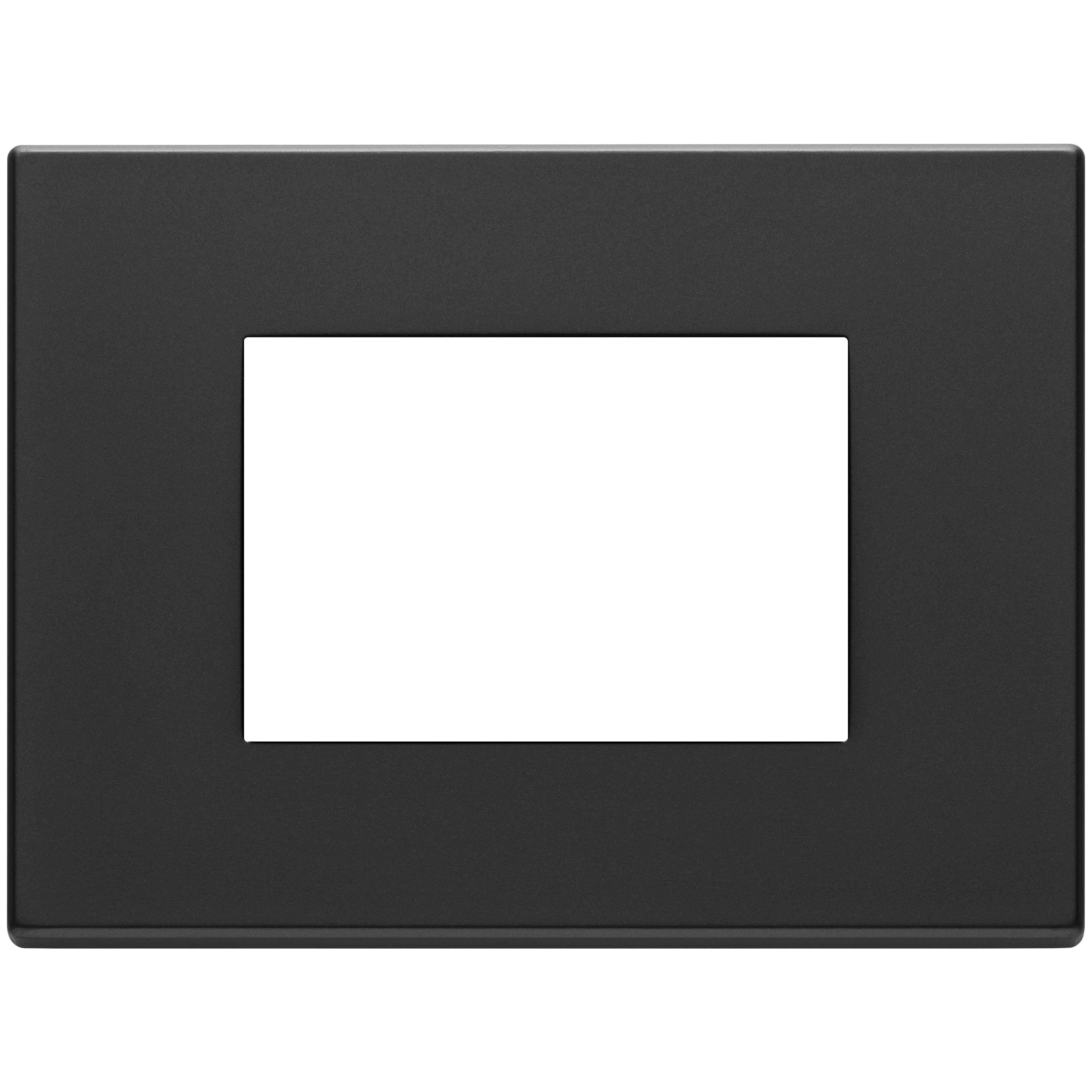 Vimar Eikon Exé 3-Module Cover Plate, 122 x 90 mm, Horizontal/Vertical Mount — Quality Boat Parts