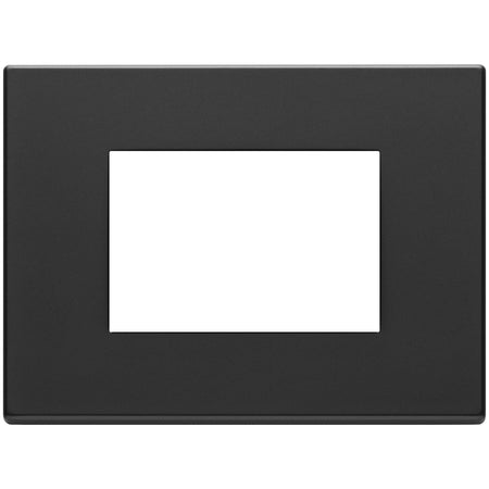 Vimar Eikon Exé 3-Module Cover Plate, 122 x 90 mm, Horizontal/Vertical Mount — Quality Boat Parts