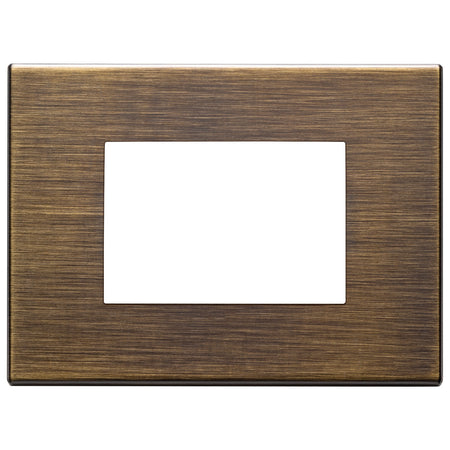 Vimar Eikon Exé 3-Module Cover Plate, 122 x 90 mm, Horizontal/Vertical Mount — Quality Boat Parts