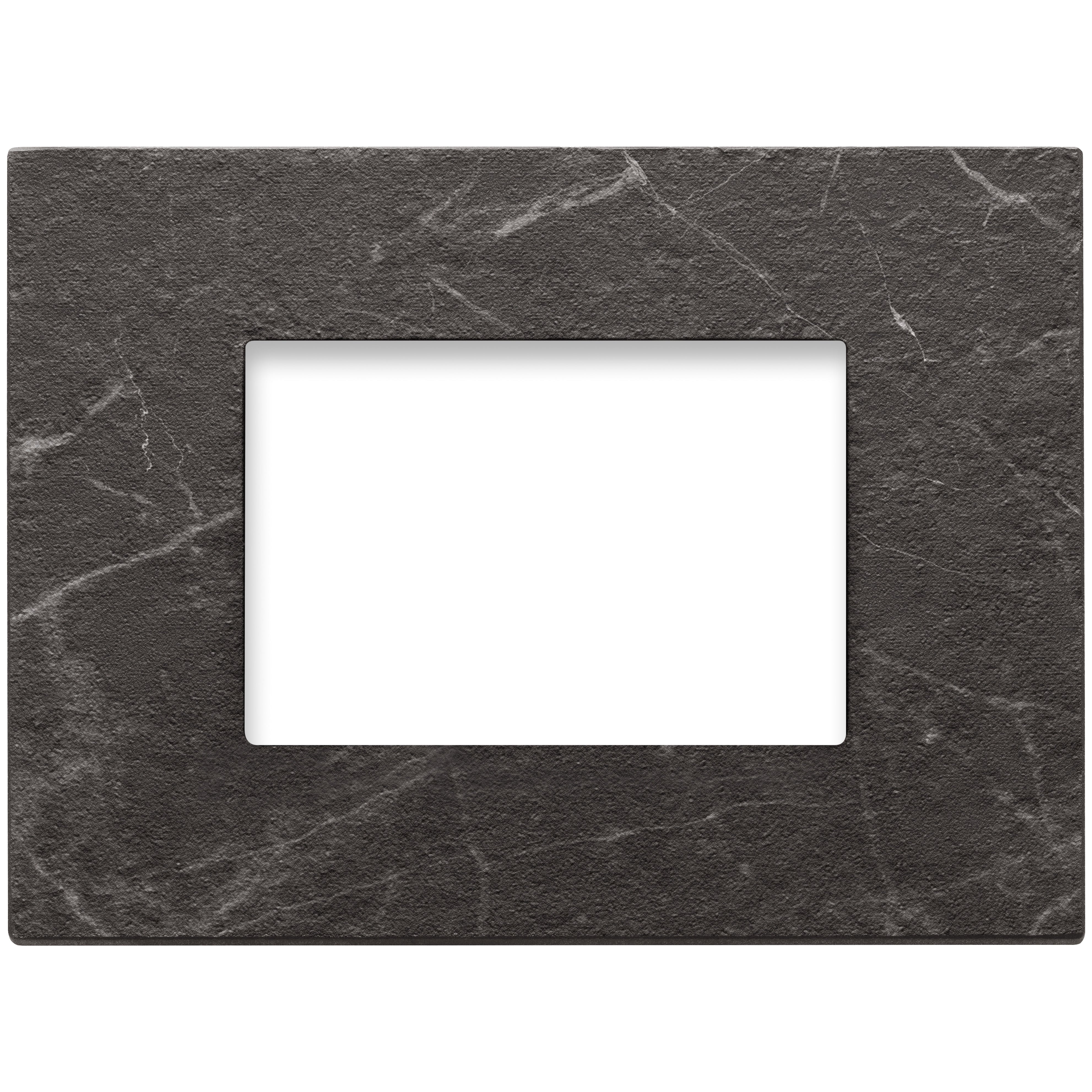 Vimar Eikon Exé 3-Module Cover Plate, 122 x 90 mm, Horizontal/Vertical Mount — Quality Boat Parts