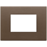 Vimar Eikon Exé 3-Module Cover Plate, 122 x 90 mm, Horizontal/Vertical Mount — Quality Boat Parts