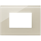 Vimar Eikon Exé 3-Module Cover Plate, 122 x 90 mm, Horizontal/Vertical Mount — Quality Boat Parts