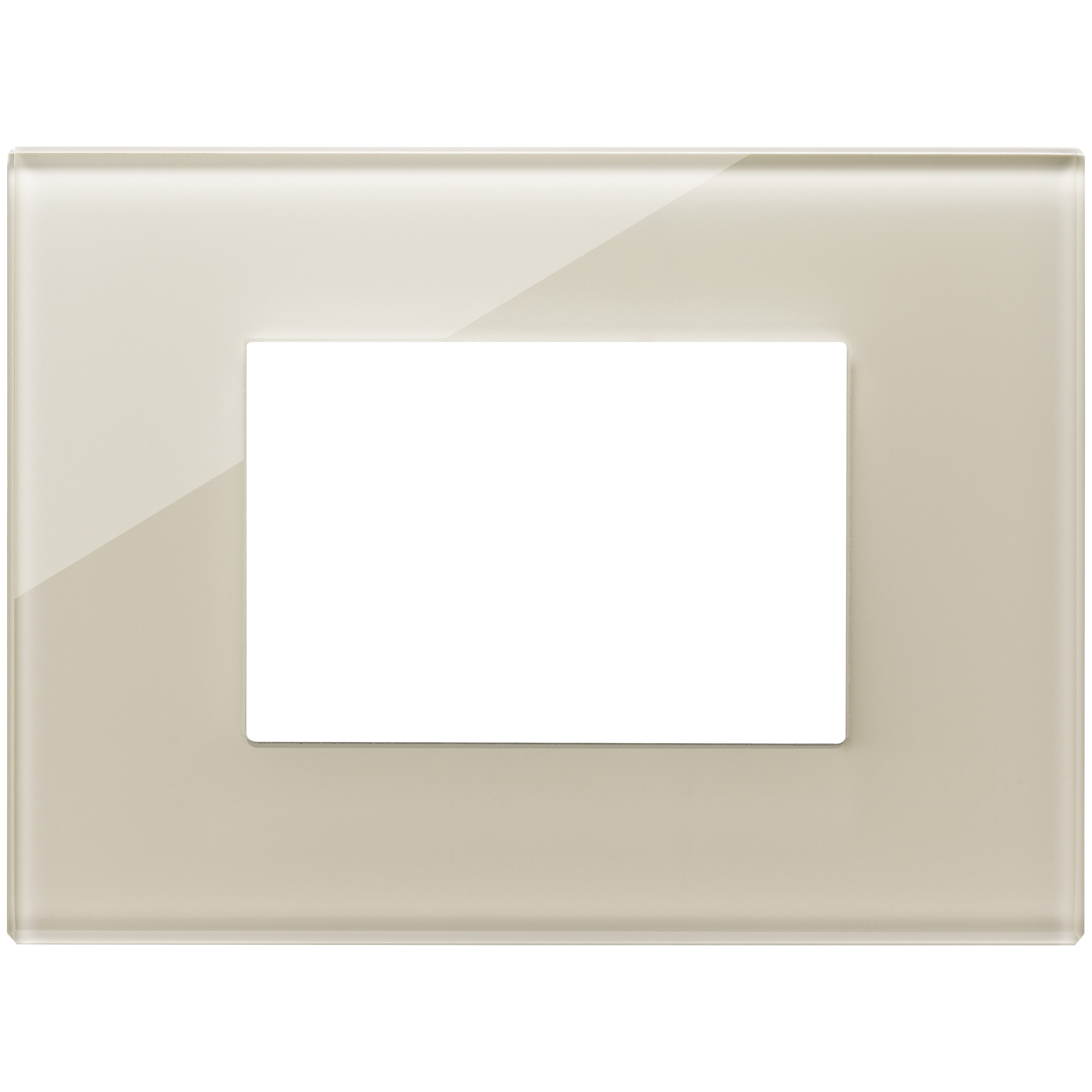 Vimar Eikon Exé 3-Module Cover Plate, 122 x 90 mm, Horizontal/Vertical Mount — Quality Boat Parts