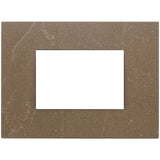Vimar Eikon Exé 3-Module Cover Plate, 122 x 90 mm, Horizontal/Vertical Mount — Quality Boat Parts