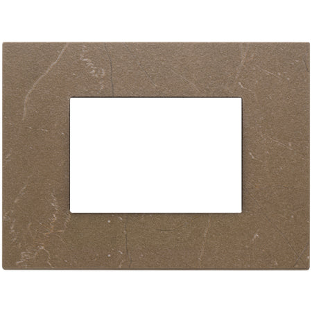 Vimar Eikon Exé 3-Module Cover Plate, 122 x 90 mm, Horizontal/Vertical Mount — Quality Boat Parts