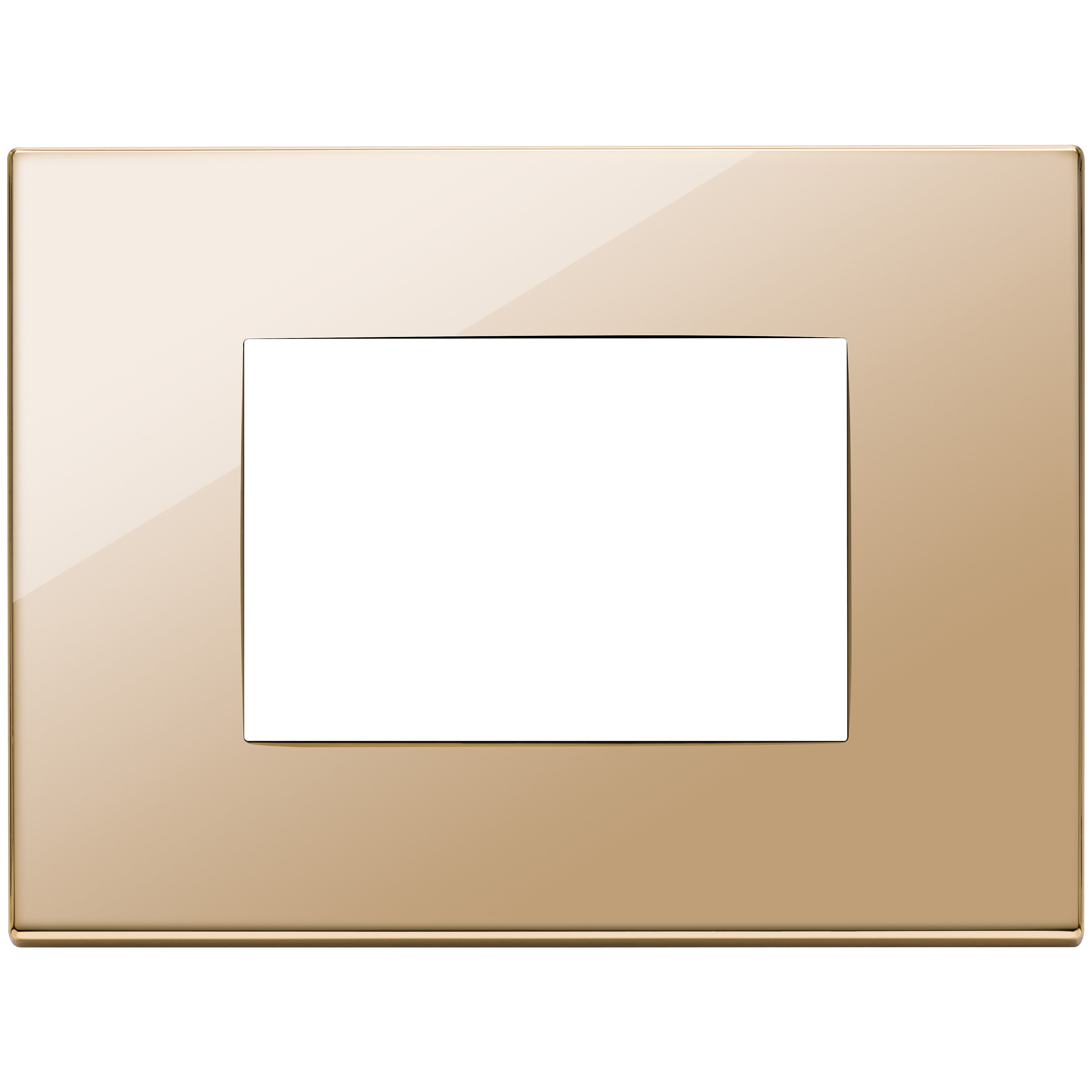 Vimar Eikon Exé 3-Module Cover Plate, 122 x 90 mm, Horizontal/Vertical Mount — Quality Boat Parts