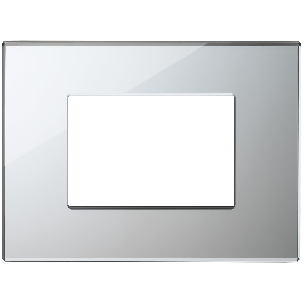 Vimar Eikon Exé 3-Module Cover Plate, 122 x 90 mm, Horizontal/Vertical Mount — Quality Boat Parts