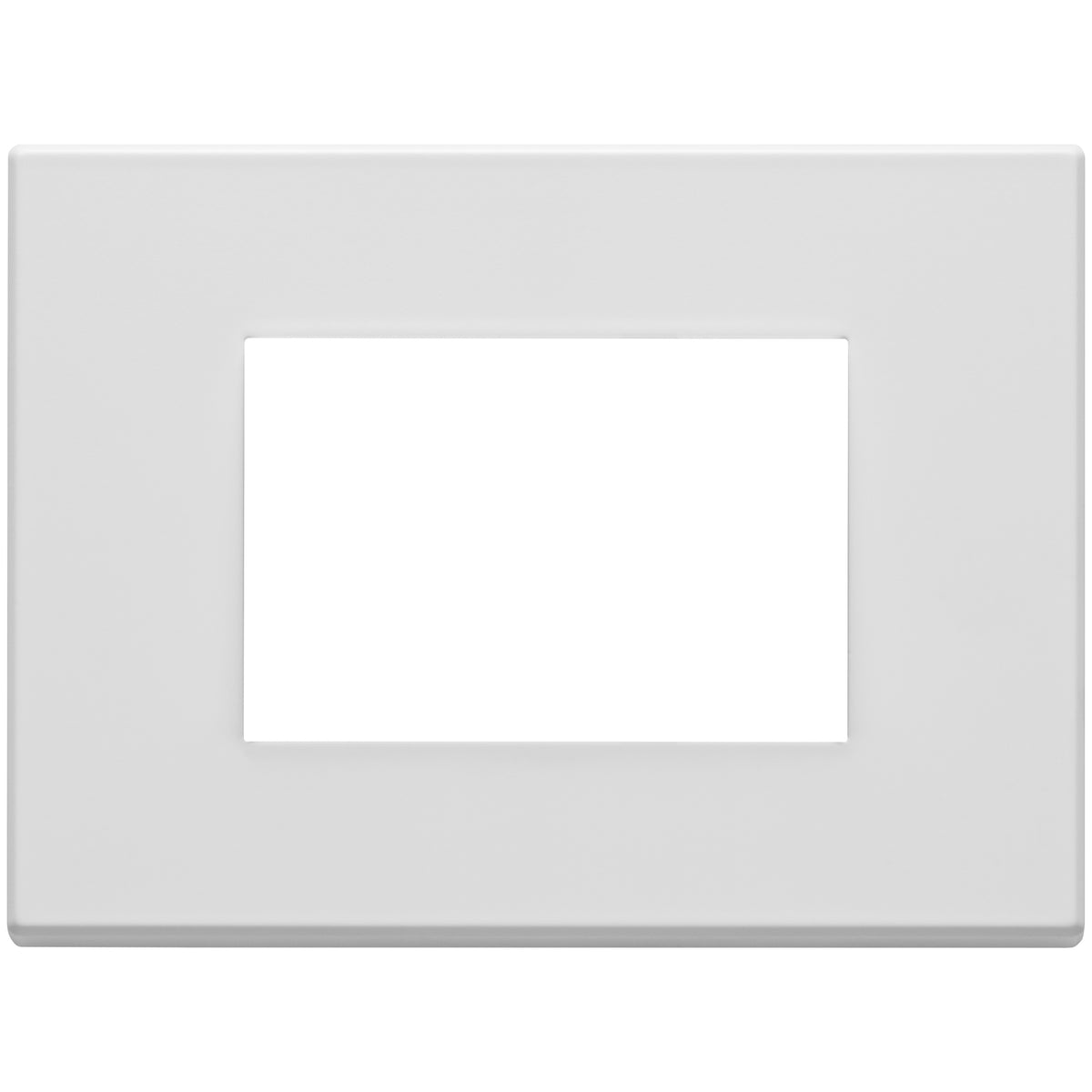 Vimar Eikon Exé 3-Module Cover Plate, 122 x 90 mm, Horizontal/Vertical Mount — Quality Boat Parts