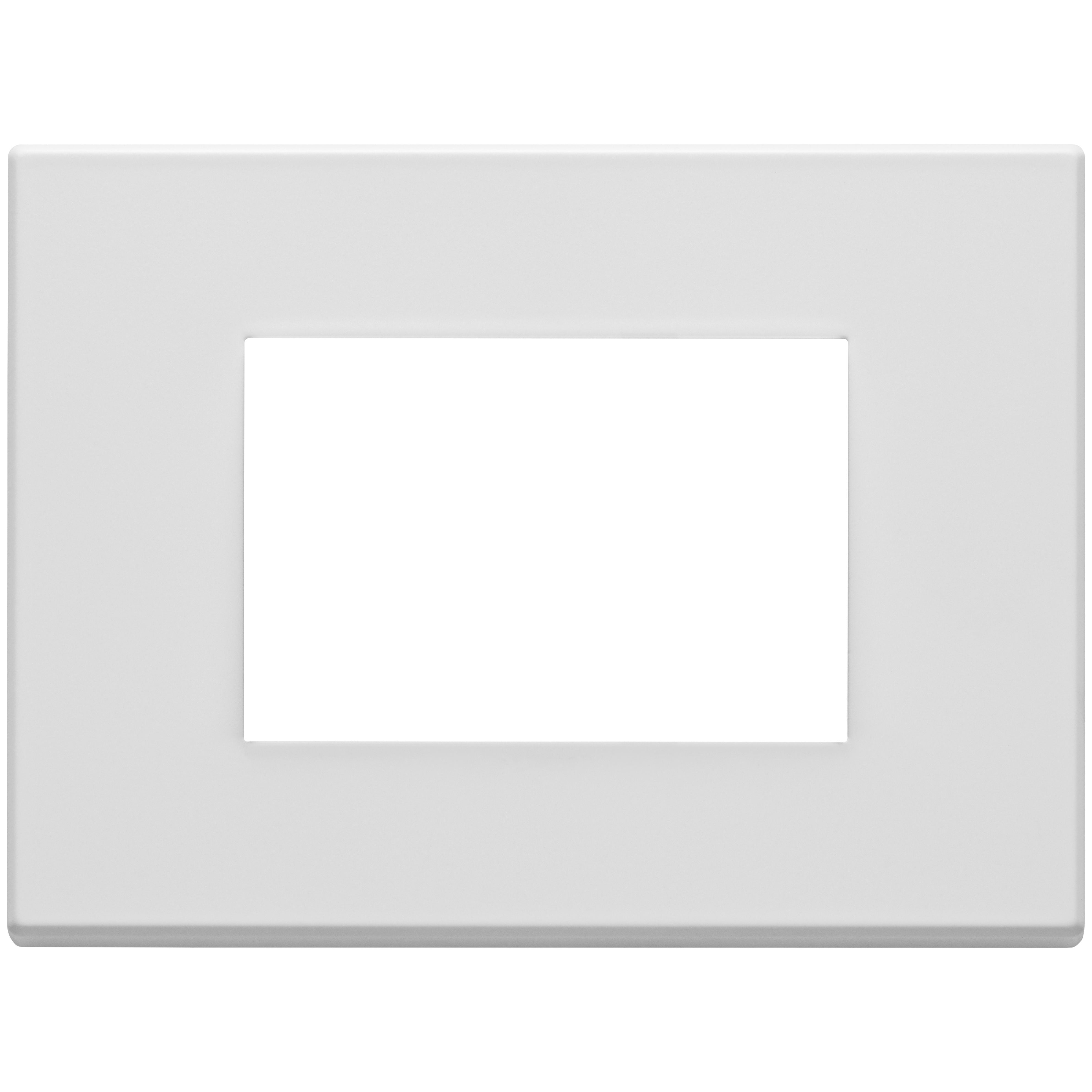 Vimar Eikon Exé 3-Module Cover Plate, 122 x 90 mm, Horizontal/Vertical Mount — Quality Boat Parts