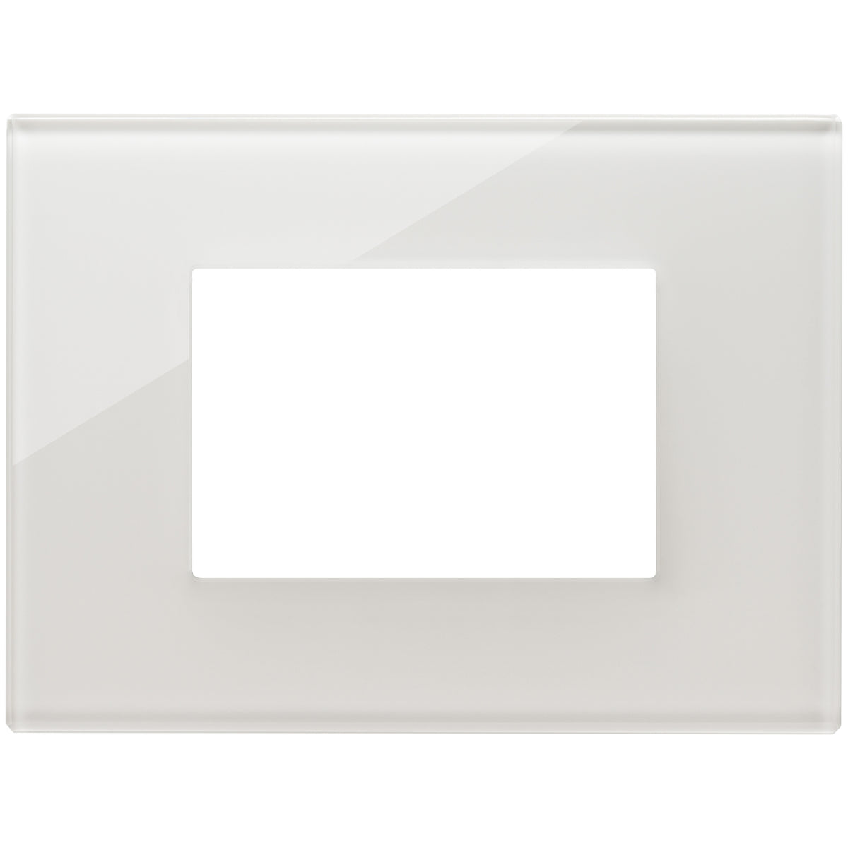 Vimar Eikon Exé 3-Module Cover Plate, 122 x 90 mm, Horizontal/Vertical Mount — Quality Boat Parts