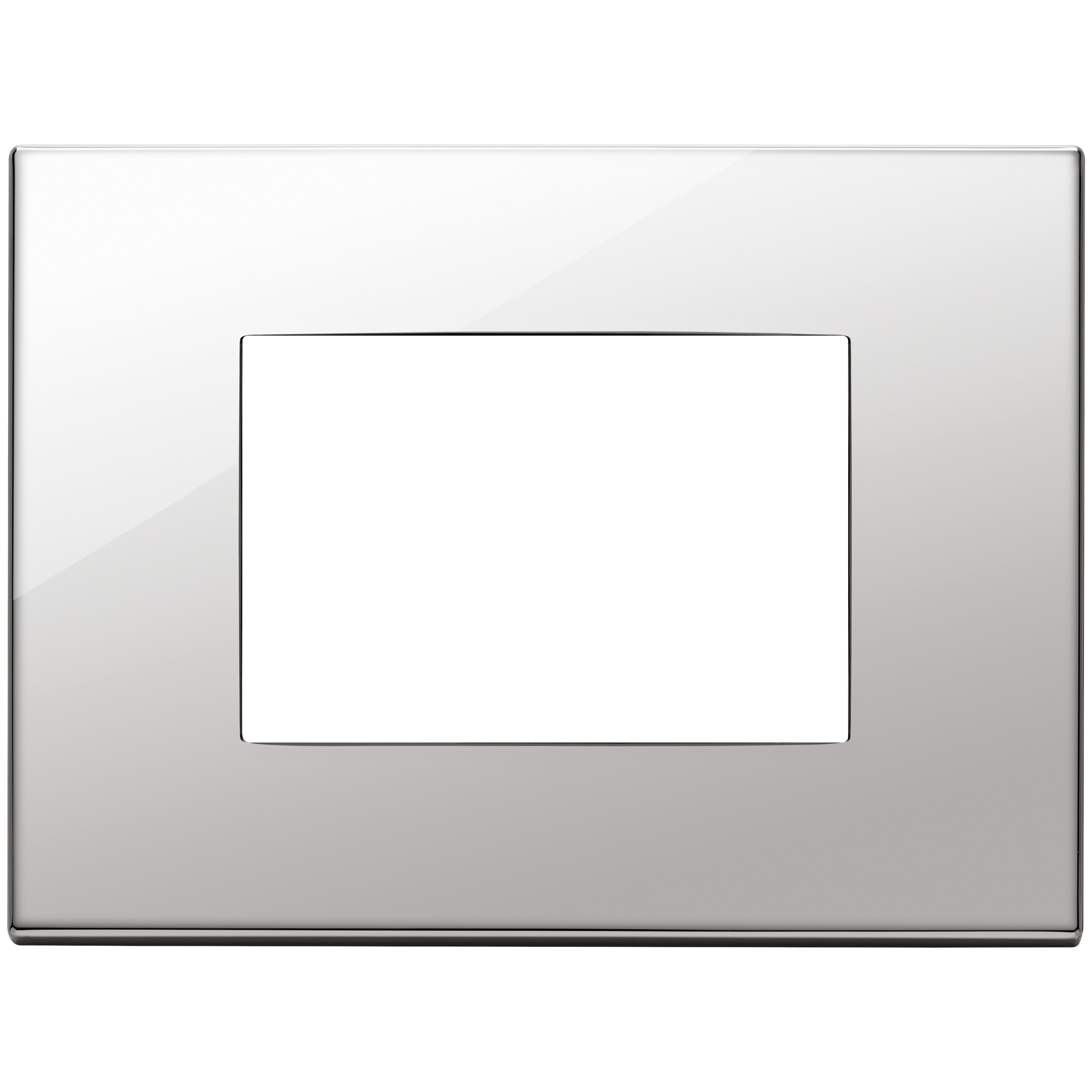 Vimar Eikon Exé 3-Module Cover Plate, 122 x 90 mm, Horizontal/Vertical Mount — Quality Boat Parts