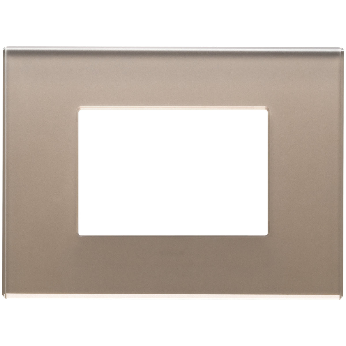 Vimar Eikon Exé 3-Module Cover Plate, 122 x 90 mm, Horizontal/Vertical Mount — Quality Boat Parts