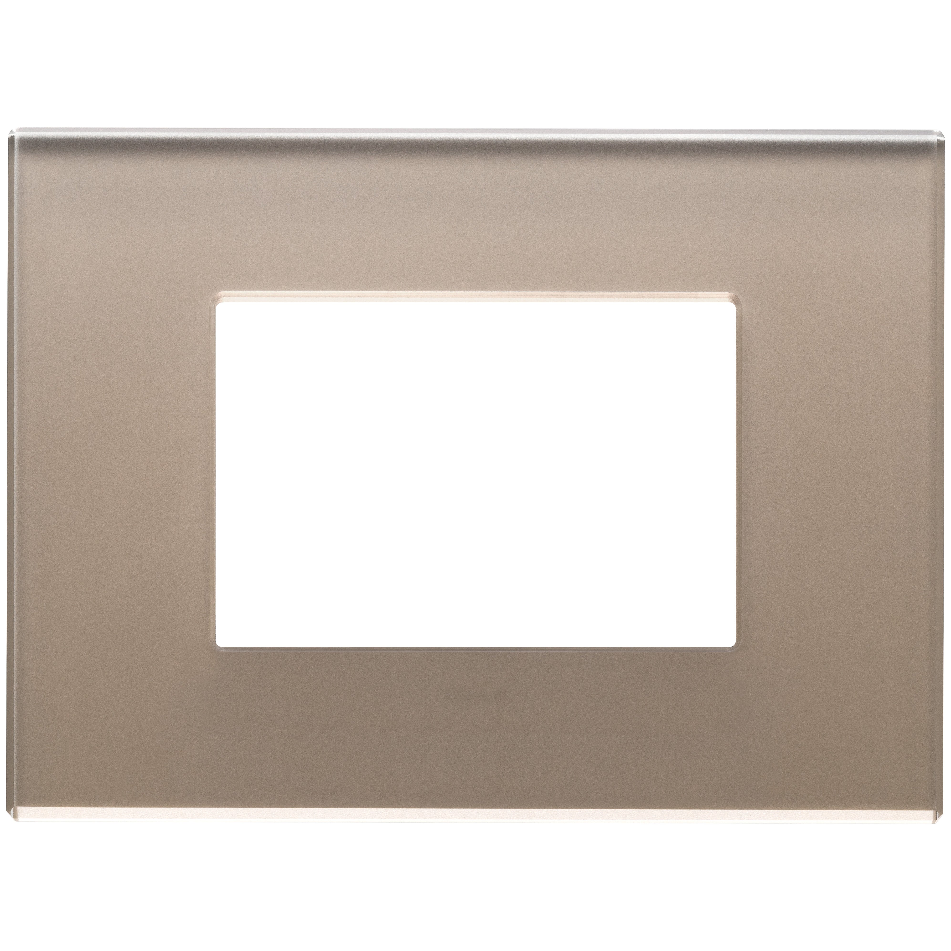 Vimar Eikon Exé 3-Module Cover Plate, 122 x 90 mm, Horizontal/Vertical Mount — Quality Boat Parts