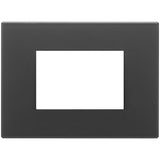 Vimar Eikon Exé 3-Module Cover Plate, 122 x 90 mm, Horizontal/Vertical Mount — Quality Boat Parts
