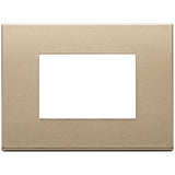 Vimar Eikon Exé 3-Module Cover Plate, 122 x 90 mm, Horizontal/Vertical Mount — Quality Boat Parts