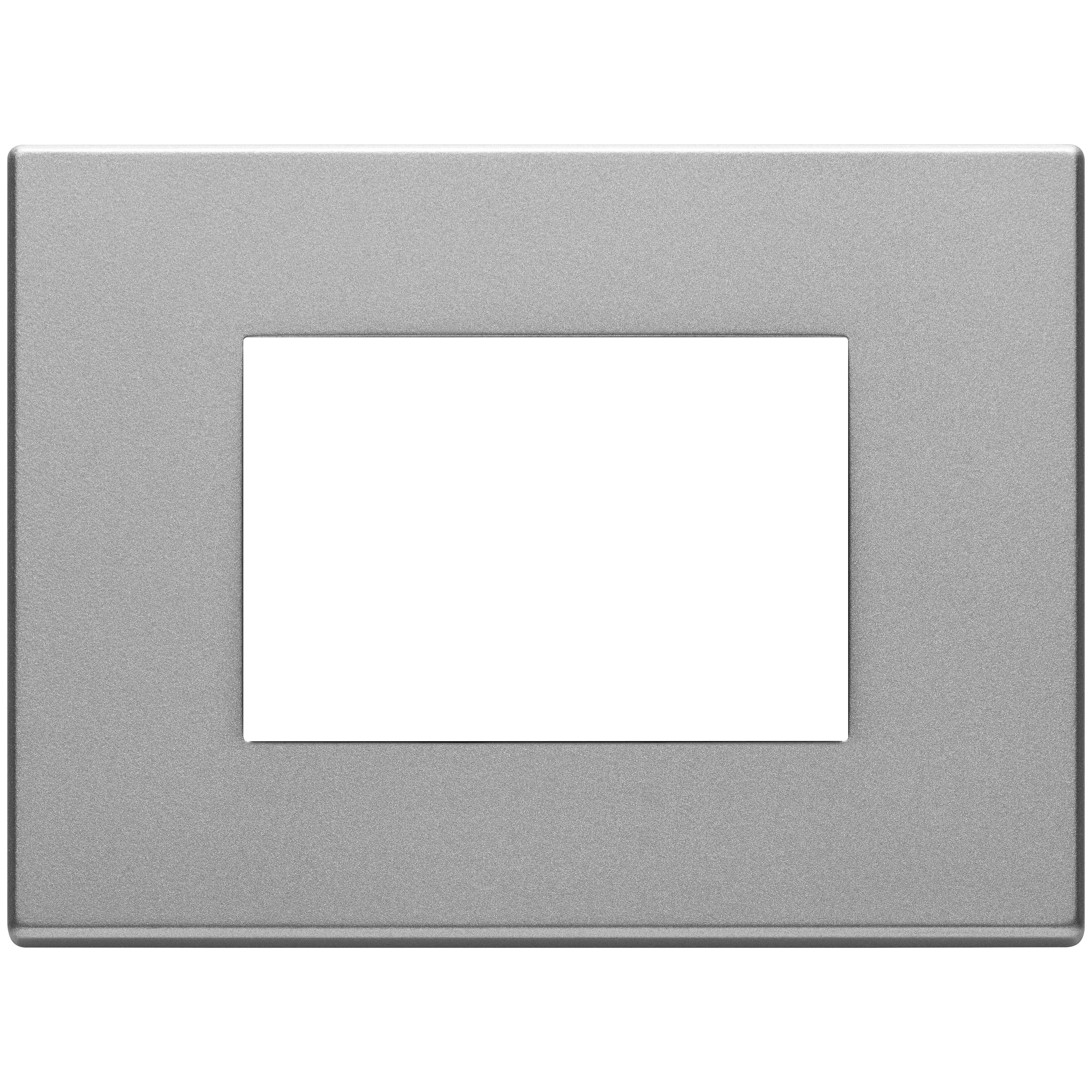 Vimar Eikon Exé 3-Module Cover Plate, 122 x 90 mm, Horizontal/Vertical Mount — Quality Boat Parts