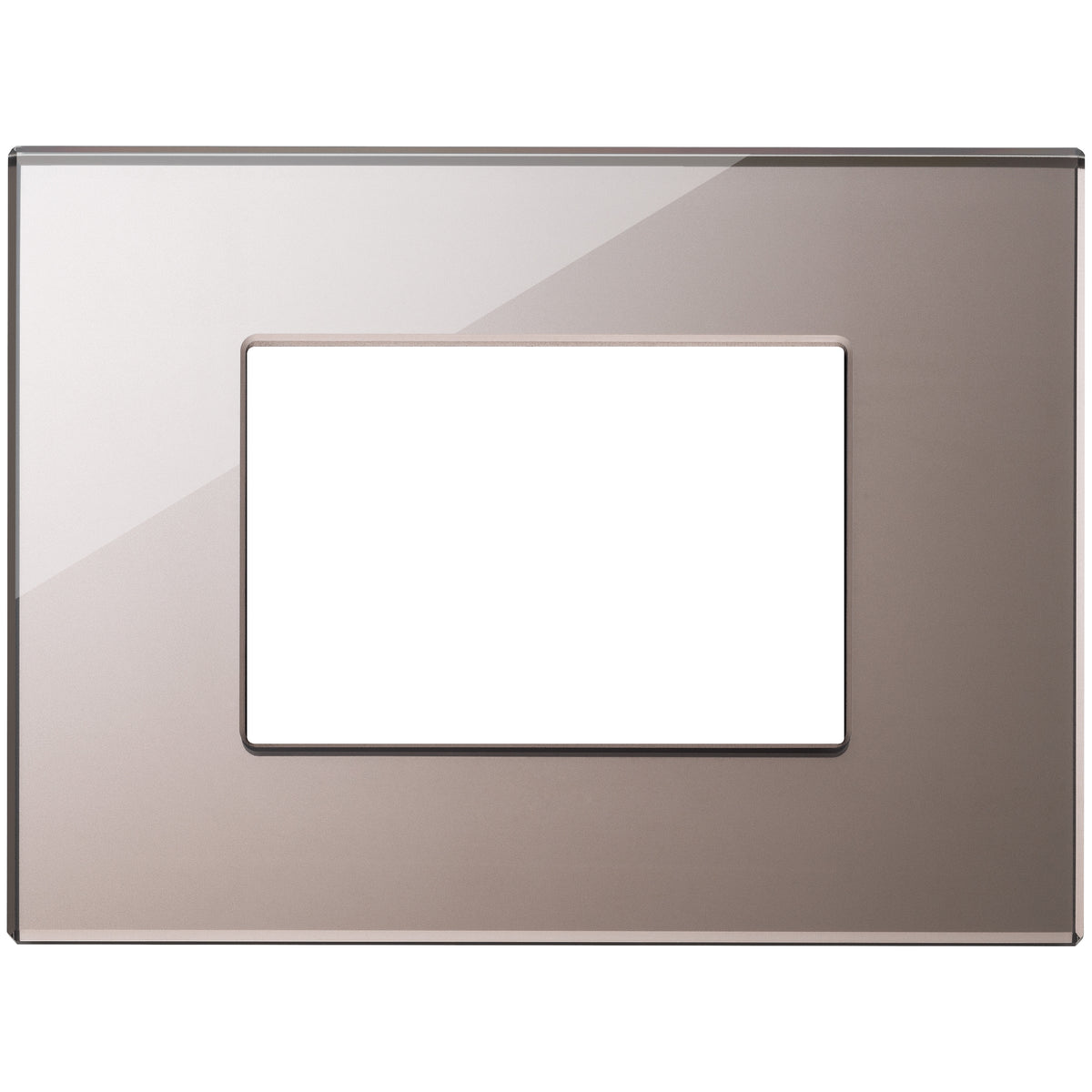 Vimar Eikon Exé 3-Module Cover Plate, 122 x 90 mm, Horizontal/Vertical Mount — Quality Boat Parts