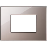Vimar Eikon Exé 3-Module Cover Plate, 122 x 90 mm, Horizontal/Vertical Mount — Quality Boat Parts