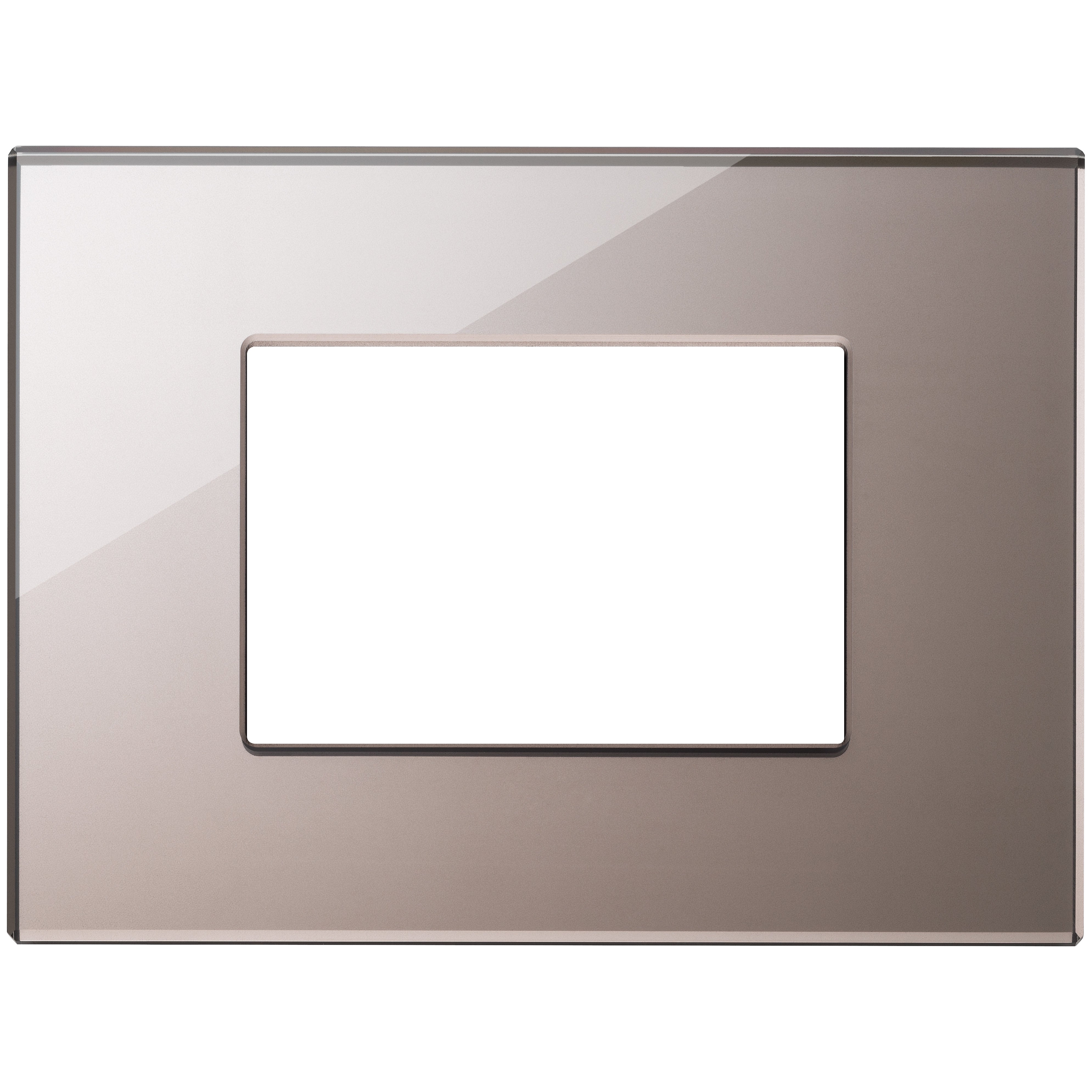 Vimar Eikon Exé 3-Module Cover Plate, 122 x 90 mm, Horizontal/Vertical Mount — Quality Boat Parts