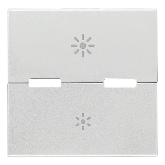 Vimar Eikon Interchangeable 2-Module Button, Thermoplastic — Quality Boat Parts