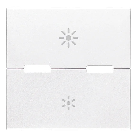 Vimar Eikon Interchangeable 2-Module Button, Thermoplastic — Quality Boat Parts
