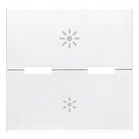 Vimar Eikon Interchangeable 2-Module Button, Thermoplastic — Quality Boat Parts