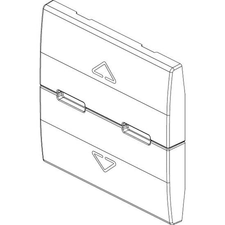 Vimar Eikon Interchangeable 2-Module Button, Thermoplastic — Quality Boat Parts