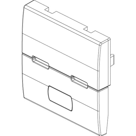 Vimar Eikon Interchangeable 2-Module Button, Thermoplastic — Quality Boat Parts