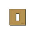 Vimar 8000 Series 1-Module Cover Plate, For 08501 Mounting Frame, 60 mm Round Mounting Box, Snap Fixing — Quality Boat Parts