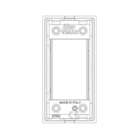Vimar Idea 1-Module Classica Cover Plate, Die-Cast Metal, Panel Mount — Quality Boat Parts