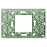 Vimar Plana 2-Central-Module Cover Plate, 120x80x9mm, IP00, Clamp Mount — Quality Boat Parts