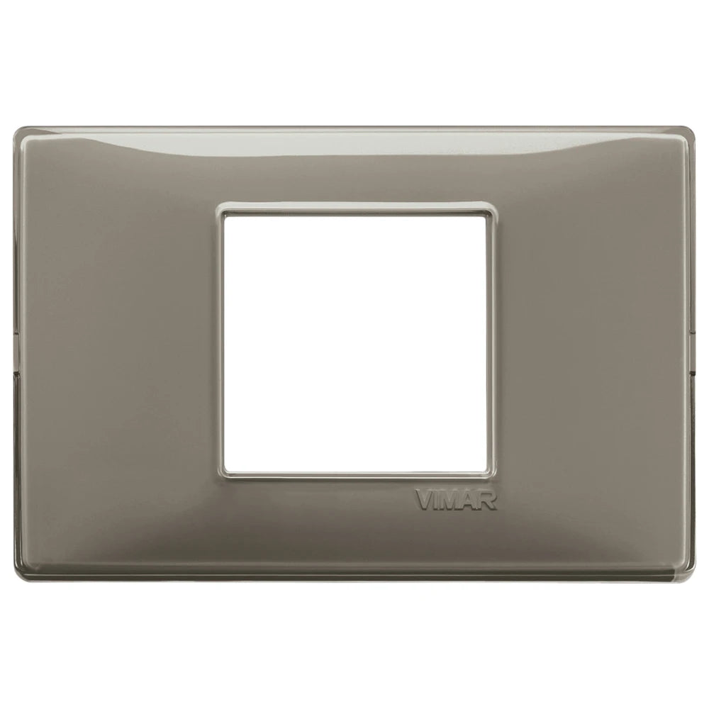 Vimar Plana 2-Central-Module Cover Plate, 120x80x9mm, IP00, Clamp Mount — Quality Boat Parts