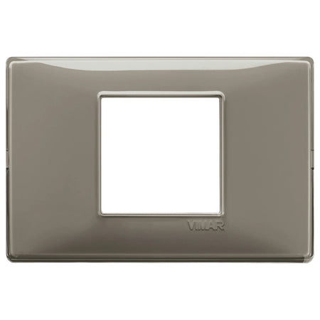 Vimar Plana 2-Central-Module Cover Plate, 120x80x9mm, IP00, Clamp Mount — Quality Boat Parts
